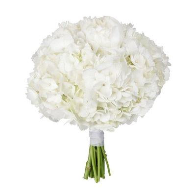 White Hydrangea Bridesmaid Bouquet